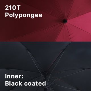 27" Auto-Open Inner Black Coated Quality Golf Big Umbrella 06